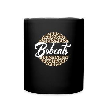Bobcats High School Maskottchen Sportteam FrauenBo - Tasse einfarbig - Schwarz - Vorne