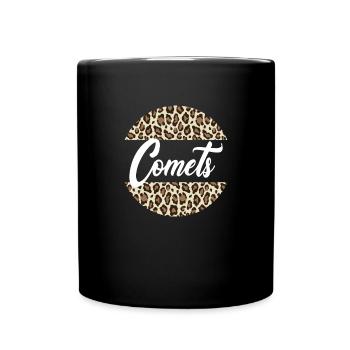 Comets High School Maskottchen Sportteam Frauen - Tasse einfarbig - Schwarz - Vorne