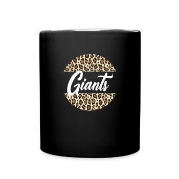 Giants High School Maskottchen Sportteam FrauenGia - Tasse einfarbig - Schwarz - Vorne