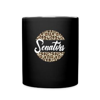 Senatoren High School Maskottchen Sportteam Frauen - Tasse einfarbig - Schwarz - Vorne