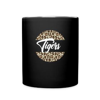 Tiger High School Maskottchen Sportteam Frauen - Tasse einfarbig - Schwarz - Vorne