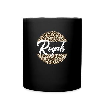 Royals High School Maskottchen Sportteam Frauen - Tasse einfarbig - Schwarz - Vorne