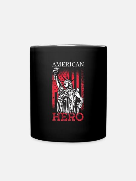 NYC New York City Statue of Liberty Freedom USA - Tasse einfarbig - Schwarz