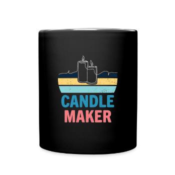 Bougies Candle Maker Bougies - Mug uni - noir - Devant