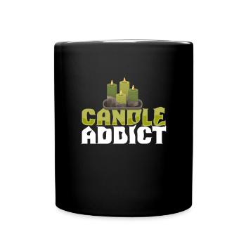 Bougies Addict Candle Maker Bougies - Mug uni - noir - Devant