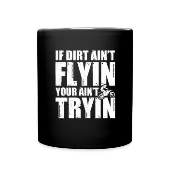 Motorcross Motorcyclist Moto Motorsport - Full Colour Mug - black - Front