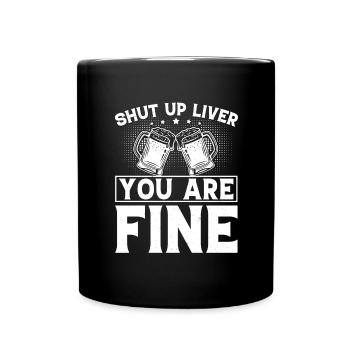 Bier Biersprüche Bierliebhaber Männertag Herrentag - Tasse einfarbig - Schwarz - Vorne