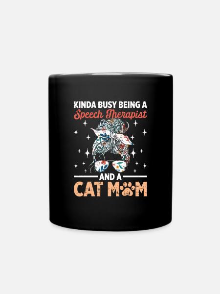 Sprachtherapeut Logopäde Geschenk - Tasse einfarbig - Schwarz