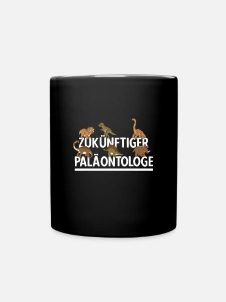 Zukünftiger Paläontologe Dinosaurier Paläontologie - Tasse einfarbig - Schwarz