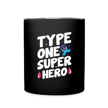 Insulin Junkie Diabetiker Diabetes Zucker Typ1 - Tasse einfarbig - Schwarz - Vorne