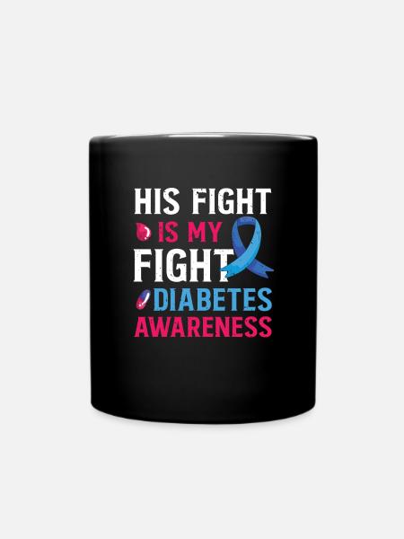 Insulin Junkie Diabetiker Diabetes Zucker Typ1 - Tasse einfarbig - Schwarz