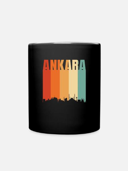 Ankara - Tasse einfarbig - Schwarz