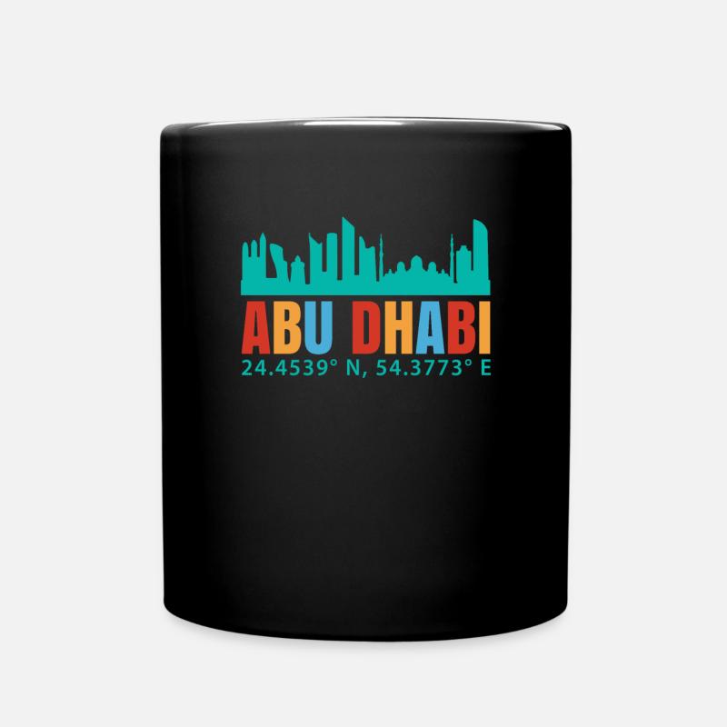 Abu Dhabi - Tasse einfarbig - Schwarz