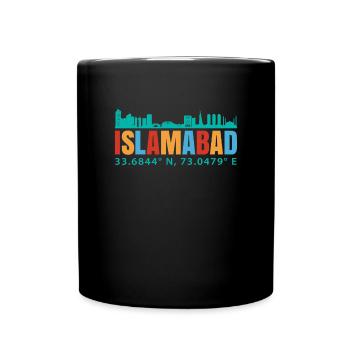 Islamabad - Tasse einfarbig - Schwarz - Vorne