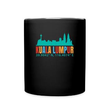 Kuala Lumpur - Mug uni - noir - Devant