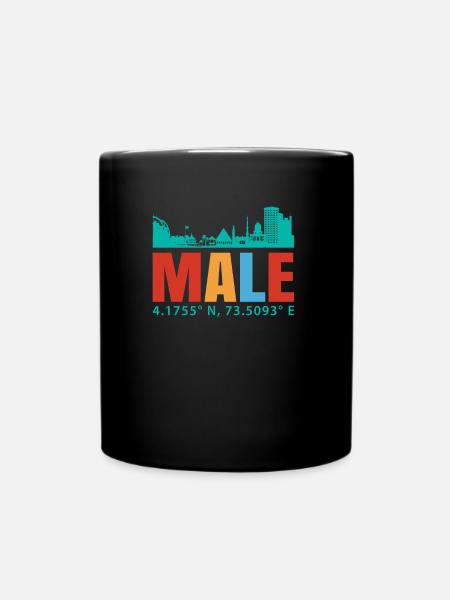 Malé Maldives - Mug uni - noir