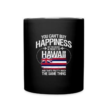 Hawaï - Mug uni - noir - Devant
