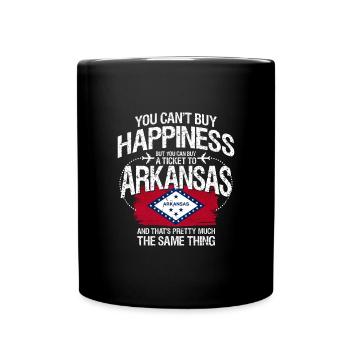 Arkansas - Mug uni - noir - Devant