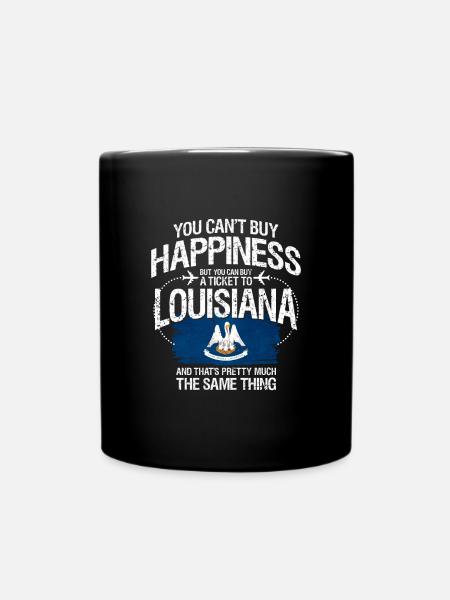 Louisiana - Tasse einfarbig - Schwarz