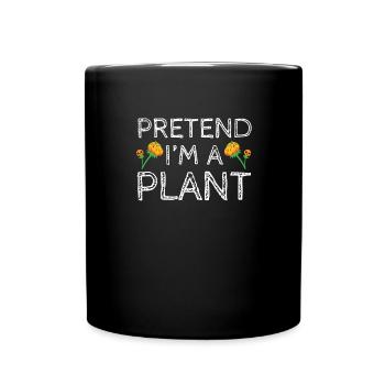 Plant Plants Green Thumb Garden Gardener - Full Colour Mug - black - Front