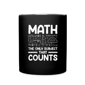 Professeur de mathématiques Formule mathématique Professeur de géométrie - Mug uni - noir - Devant