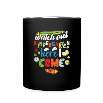 Kindergarten Group Parents Educator Preschool - Full Colour Mug - black - Front
