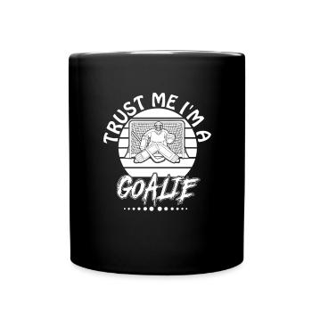 Hockey Goalkeeper Ice Hockey Goalkeeper Sports Club - Full Colour Mug - black - Front