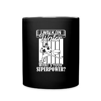 Cadeau de sport d’équipe du club de hockey sur glace - Mug uni - noir - Devant