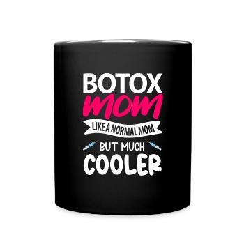 Botox - Tasse einfarbig - Schwarz - Vorne