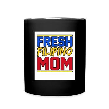Philippinen - Tasse einfarbig - Schwarz - Vorne