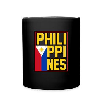 Philippinen - Tasse einfarbig - Schwarz - Vorne