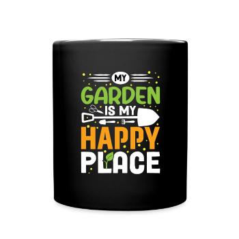 Gardener Orchard Hobby Gardener Gift Garden - Full Colour Mug - black - Front