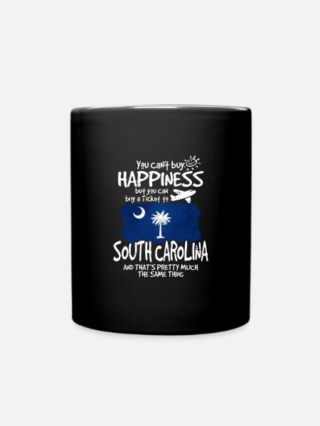 South Carolina - Tasse einfarbig - Schwarz