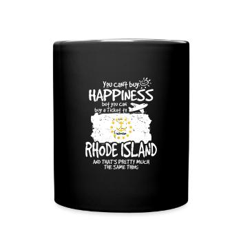 Rhode Island - Full Colour Mug - black - Front