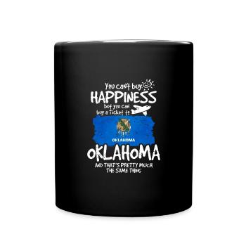 Oklahoma - Tasse einfarbig - Schwarz - Vorne