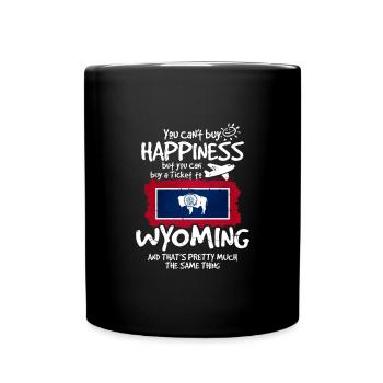 Wyoming - Tasse einfarbig - Schwarz - Vorne