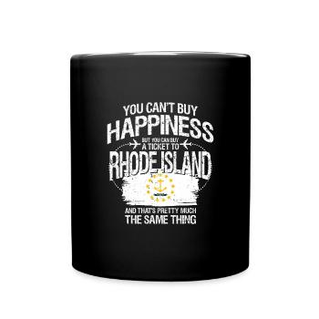 Rhode Island - Full Colour Mug - black - Front