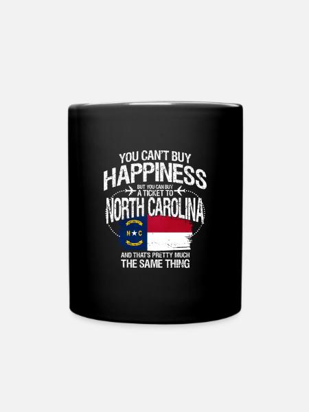 North Carolina - Tasse einfarbig - Schwarz
