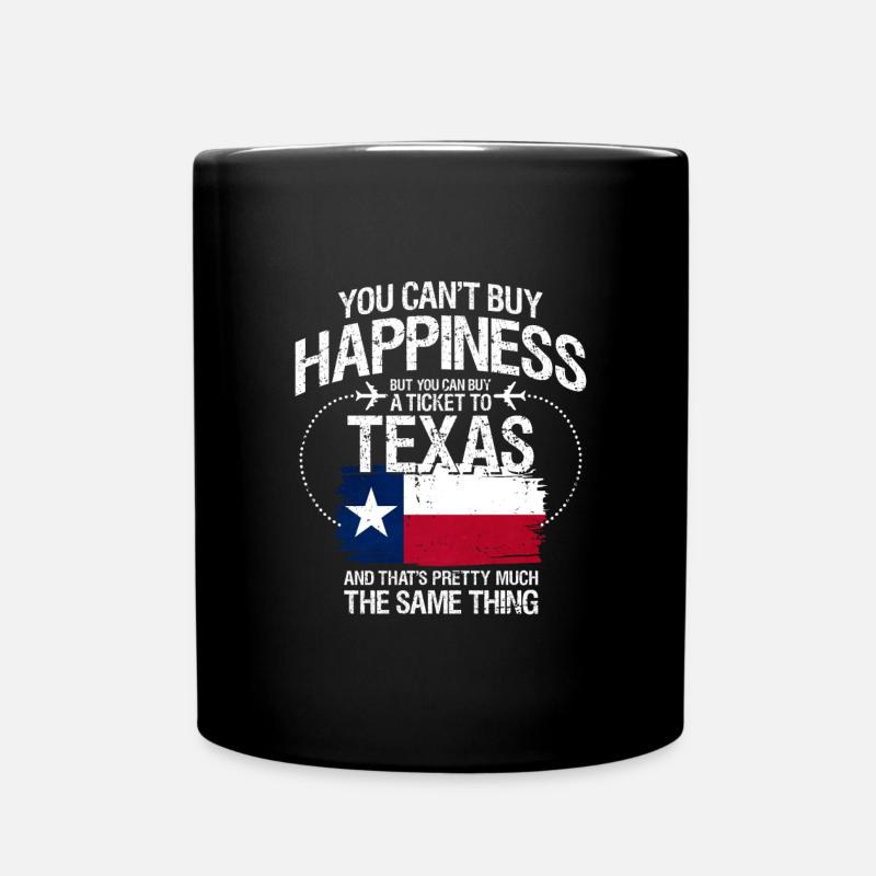 Texas - Tasse einfarbig - Schwarz