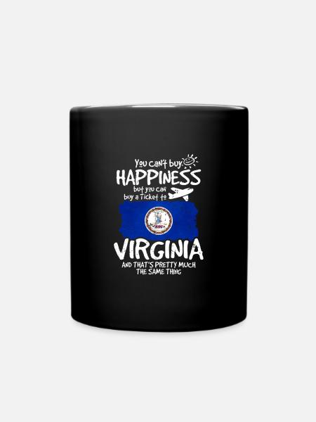 Virginia - Tasse einfarbig - Schwarz