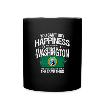 Washington - Full Colour Mug - black - Front