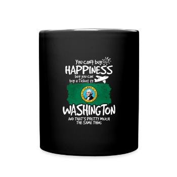 Washington - Full Colour Mug - black - Front