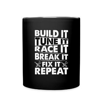 DO-IT-YOURSELF DIY DIY Build Yourself Repair - Full Colour Mug - black - Front