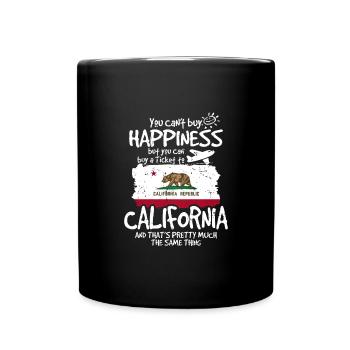 Californie - Mug uni - noir - Devant