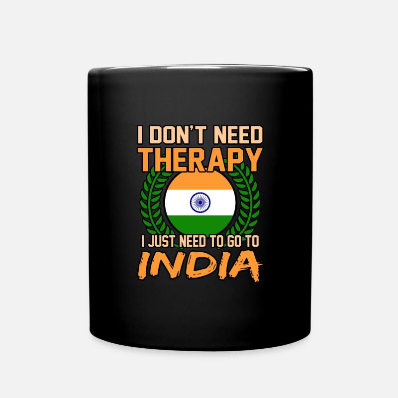 Inde - Mug uni - noir