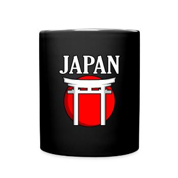 Japan - Tasse einfarbig - Schwarz - Vorne