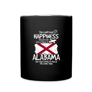Alabama - Tasse einfarbig - Schwarz - Vorne