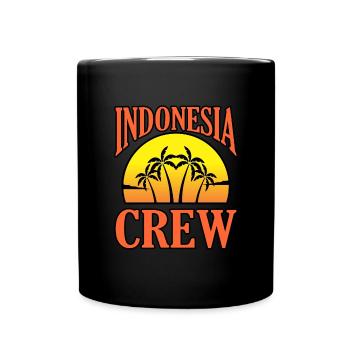 Indonesien - Tasse einfarbig - Schwarz - Vorne