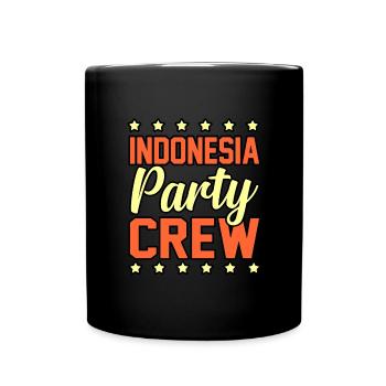Indonesien - Tasse einfarbig - Schwarz - Vorne