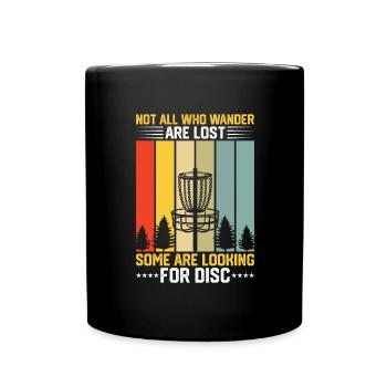 Disc Golf Disc-Golf Frisbee Tree Basket Drop - Mug uni - noir - Devant